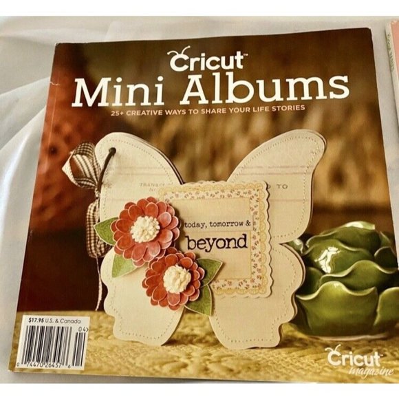 Cricut Crafting Books 2013 Bundle Including Mini Albums, Embellishments Baby - Picture 2 of 4